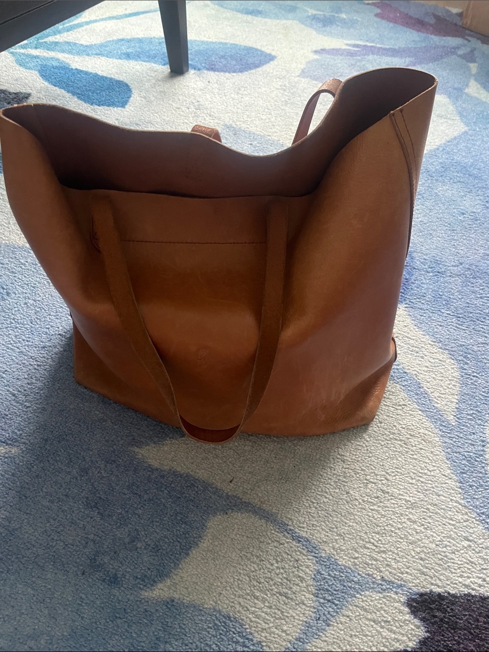 Madewell Chestnut Brown Leather Everyday Tote